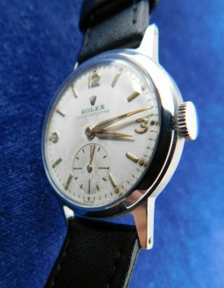Vintage 1950 ' s Rolex wrist watch.  Shock resisting movement 40444. 7