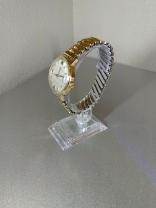 Antique Circa 1952 10 - Karat Gold Timex Watch 3