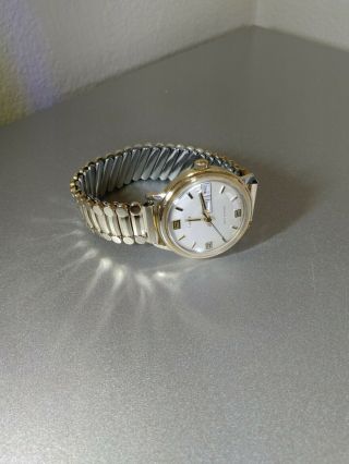 Antique Circa 1952 10 - Karat Gold Timex Watch 5