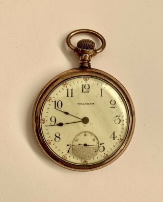 1902 Gold Filled Waltham Model 1899 16s 15 Jewel Pocket Watch