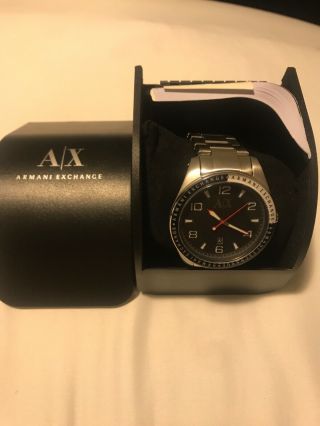 Armani Exchange Wrist Watch For Men Silver Silver Gucci Burberry