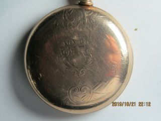 1920 Elgin pocket watch 16s 17j GOLD FILLED 20 YEARS 6