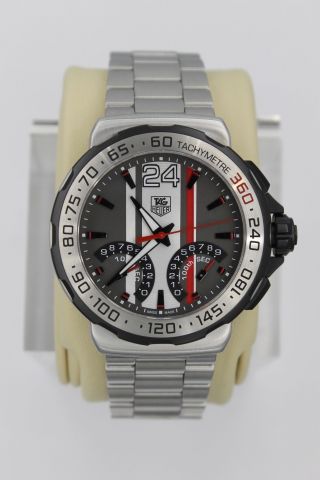 Tag Heuer Cah7011.  Ba0860 Silver Red Formula One F1 Calibre S Watch Mens