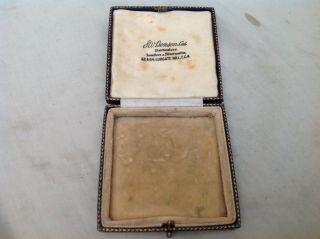 Antique J.  W.  Benson Pocket Watch Fitted Case