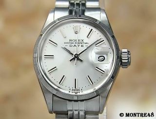 Rolex Lady 1966 Oyster 6519 Stainless Steel Automatic 25mm Swiss Made Watch S148