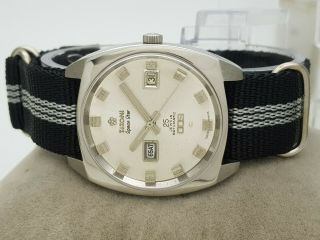 Vintage Titoni Space Star 009 Rotomatic 25J Cal ETA 2778 Swiss Men ' s Wrist Watch 5