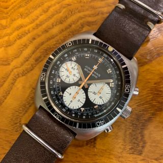 Vintage Junghans 1972 Olympic Chronograph 42mm Cal.  7736 Watch Diver Dive