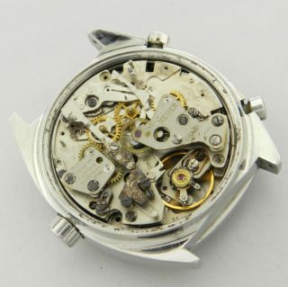 HEUER CARRERA 1153S VINTAGE CHRONOGRAPH WATCH PROJECT 100 1969 CAL.  11 12