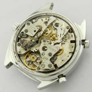 HEUER CARRERA 1153S VINTAGE CHRONOGRAPH WATCH PROJECT 100 1969 CAL.  11 8