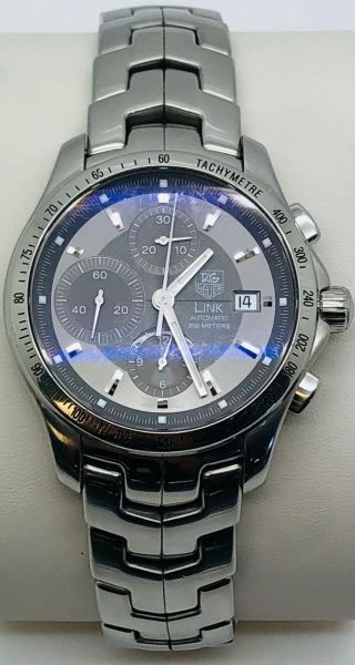 Tag Heuer Link Automatic Watch - Silver Stainless Steel Calibre 16 Cjf2115 - 0