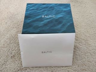 BNIB Baltic Aquascaphe Blue Gilt Dial Automatic Diving Watch Full Set xtra Strap 11