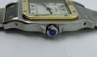 Cartier Santos Two Tone 18k And Stainless Steel Automatic Wrist 29mm 4