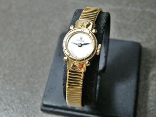 Vintage Rolex 18K Pink Gold/ Hand - Winding / Women ' s Watch 7