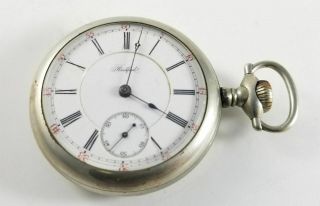 Vintage Rockford Open Face Side - Wind Pocket Watch,  Non - Running