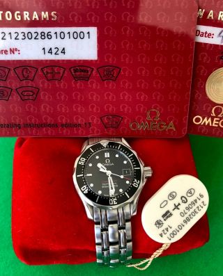Omega Seamaster Professional 300m Midsize Watch 212.  30.  28.  61.  01.  001 - Full Set