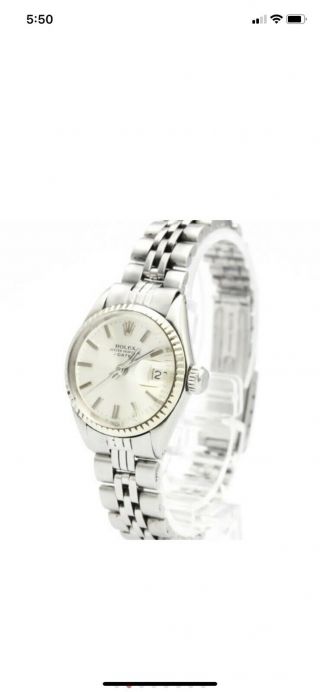 Rolex Oyster Perpetual Date Ref.  6517 Vintage Automatic Auth Womens Watch