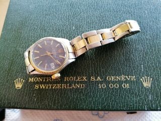 Rolex Oyster Perpetual Date Automatic Ladies Watch.  Ref 6516 Cal 1161.  Gold/ss