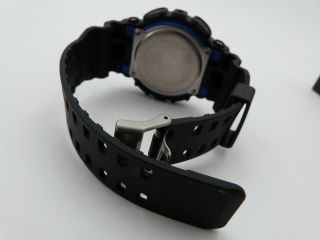 Casio G - Shock Men ' s Black/Blue Digital/Analog Watch - Model GA - 100 7