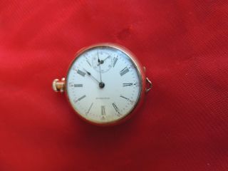 Antique American Waltham Yellow Gold Filled Pocket Watch C.  W.  C.  Co