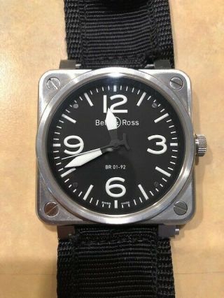 Bell & Ross Br01 - 92 Automatic Br01 - 92 Compass Wrist Watch For Men