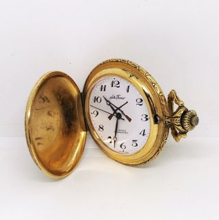 Vintage Seth Thomas Pocket Watch - Hunter Mechanical Wind - 17 Jewels - Swiss