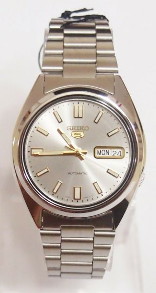 Seiko 5 Snxs75k1 Stainless Steel Band Automatic Men 