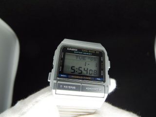 Vintage Casio Digital Watch Data Bank Db - 520 675 80s Retro Model Lcd Telememo