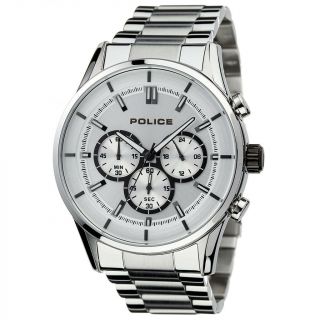 Police Mens Chronograph Quartz Watch With Stainless Steel Strap 15001js/04m