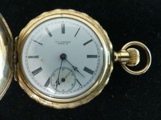 Antique N.  Y.  Standard Watch Co.  Gold Filled Pocket Watch