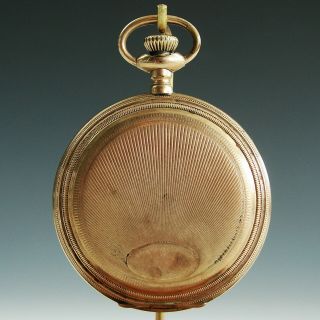 Antique Vintage Hunters Gold Filled Case Elgin Pocket Watch Grade 365 Circa 1910