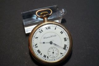 Hampden William Mckinley Gold Filled Pocket Watch Ws 494
