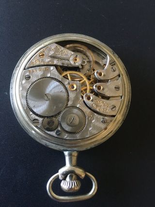 1902 Rockford 16s,  17j,  Open Face Antique Pocket Watch Runs 5