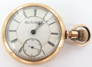 1891 Elgin B W Raymond 18s 15j Pocket Watch.