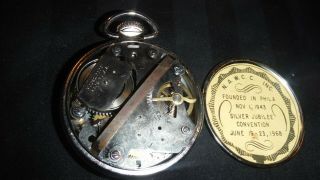 Vintage ✔N.  A.  W.  C.  C.  1968✔25th Anniversary Philadelphia CHAPTER 1 Pocket Watch 6