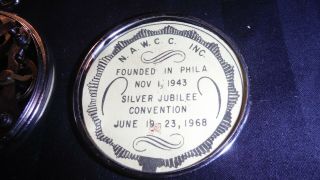 Vintage ✔N.  A.  W.  C.  C.  1968✔25th Anniversary Philadelphia CHAPTER 1 Pocket Watch 7