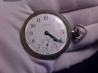 16 Size,  17 Jewels,  Waltham Pocket Watch,  Grade 625,  Model 1908