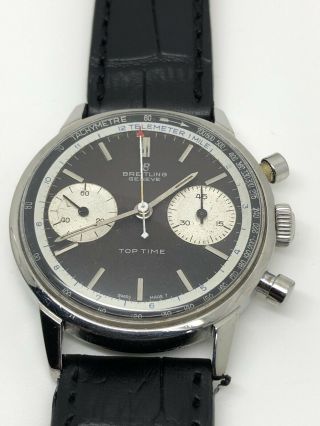 Vintage Rare Breitling Geneve Top Time Chronograph Rare Tropical Dial 2002