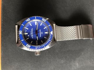 Aquadive Bathyscaphe 100 Blue Dive Watch