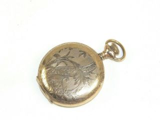 Elgin Pocket Watch 0 Size Grade 354 - 15 Jewels c.  1912 Gold Filled Fancy Case 3