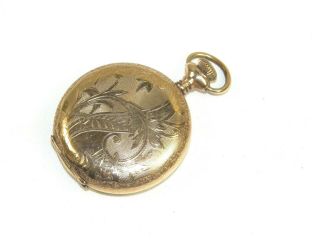 Elgin Pocket Watch 0 Size Grade 354 - 15 Jewels c.  1912 Gold Filled Fancy Case 4