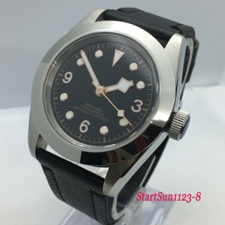 Polished 41mm Corgeut Sterile Dial Sapphire Glass Steel Automatic Mens Watch 32