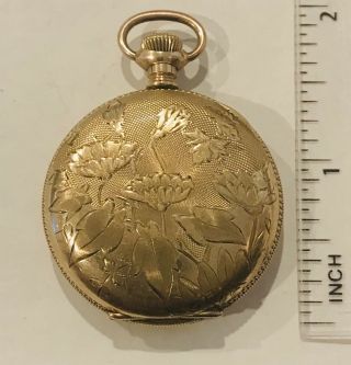 Antique Waltham Gold Filled Hunter Case Pocket Watch