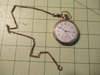 Rare Vintage Waltham Wind Up Pocket Watch Good
