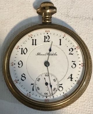 Illinois Pocket Watch C.  1908 In 20 - Yr Case,  15j,  16s.  Not.  Not