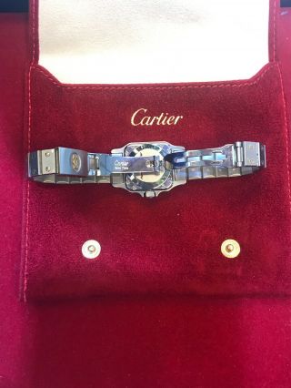 Ladies Cartier Santos Galbee 18K Yellow Gold Automatic 24MM Watch 8