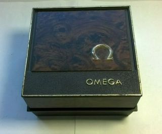 Very Rare Vintage Omega Speedmaster Moon Watch Box Partial Missing Insert