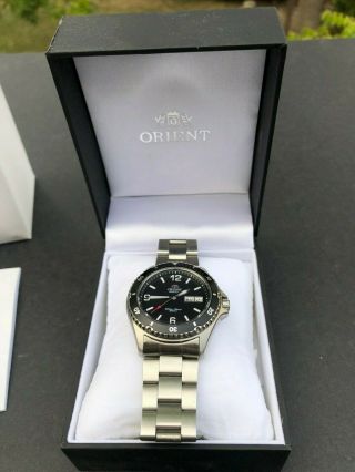 Orient Mako Ii Automatic Black Dial Stainless Steel Diving Watch Faa02001b9