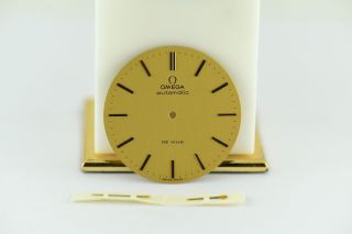 Omega De Ville Automatic Gold Tone Dial And Hands Old Stock 30,  4mm