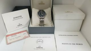 Omega Seamaster Professional 300m Automatic Watch - 36mm Midsize W/ Box & Papers