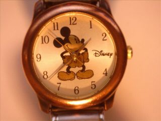 Disney_vintage_seiko By Sii_mickey Mouse Two Tone Watch & Silvertone Bracelet